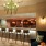 Community bar and seating in large lounge spaces at The Registry on the Park