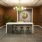 Table and stools in large package room at The Registry on the Park