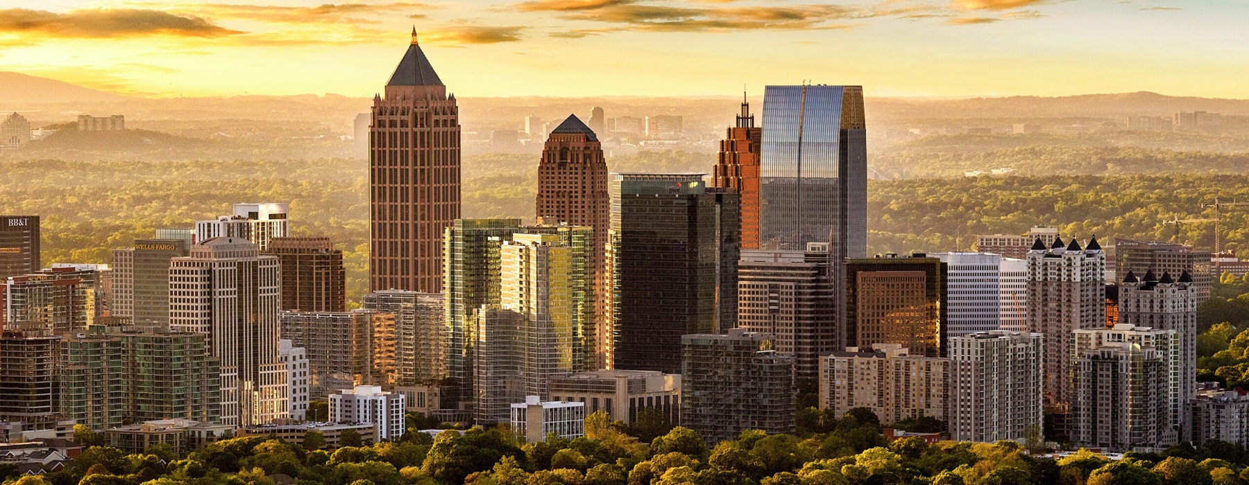 city landscape during dusk